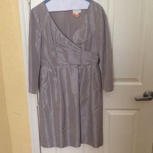 Silk cocktail dress.